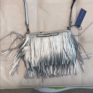 Rebecca Minkoff Finn Clutch in silver